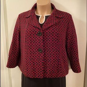 Studio 1940 Red/Black XL suit jacket $20